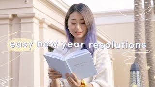 10 Easy New Year Resolutions Ideas 🎊 [upl. by Aneles]