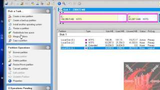 How to Resize Create Back Up etc a Partition on XP or Vista  Fast and Easy [upl. by Deer475]