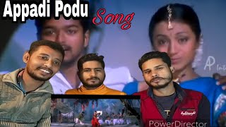 Appadi Podu song reaction vijay [upl. by Ahsieka]