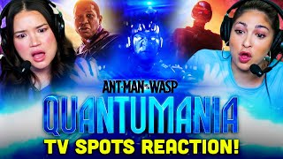 ANTMAN amp THE WASP QUANTUMANIA All TV Spots REACTION  New Footage [upl. by Ettezzus]