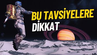 STARFIELDA BAŞLAMADAN ÖNCE BU 10 MADDEYE DİKKAT  Starfield Başlangıç Rehberi [upl. by Yhtomiht84]