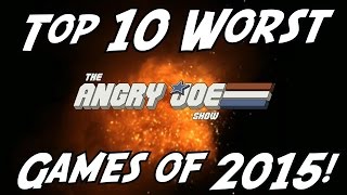 Top 10 WORST Games of 2015 [upl. by Low]