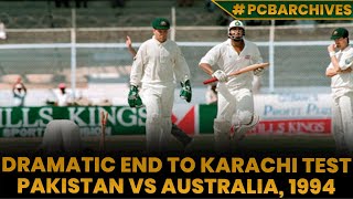 Dramatic End to Karachi Test Day 5 Highlights  Pakistan vs Australia 1994 [upl. by Lizbeth884]