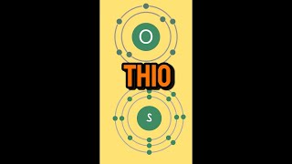 The meaning of thio in chemistry and chemical compounds [upl. by January]