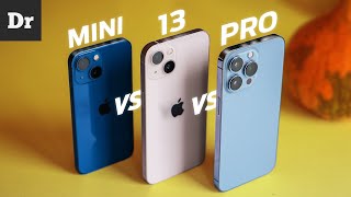 iPhone 13 vs mini vs Pro  БОЛЬШОЙ ОБЗОР [upl. by Ellerud]