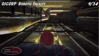 The Amazing SpiderMan  OSCORP Robotic Facility Collectibles [upl. by Yknarf684]