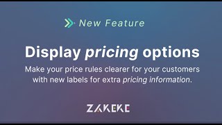 Display Pricing Option  Feature Spotlight [upl. by Ed693]