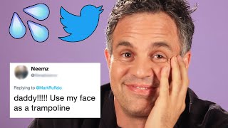 Mark Ruffalo Reads Hilarious Thirst Tweets [upl. by Hearsh]