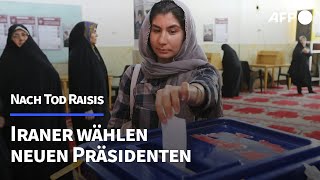 Nach Tod Raisis Iraner wählen neuen Präsidenten  AFP [upl. by Maren]