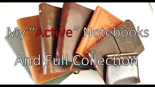 How Many Active Notebooks And my Notebook Collection [upl. by Gerc]