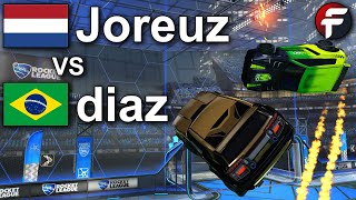 Joreuz vs Diaz  100 Rocket League Showmatch [upl. by Arnoldo417]