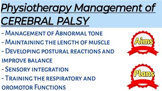 Physiotherapy Management of Cerebral palsy [upl. by Otanutrof]