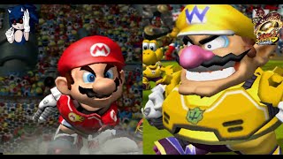 Mario Vs Wario at the fabricMario Strikers Charged [upl. by Margarita]