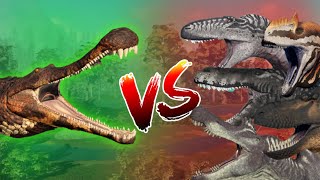 Elder Sarcosuchus Vs The Strongest Carnivores  Prior Extinction [upl. by Carlin]