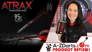 Harrows Atrax Darts Range  Soft Tip and Steel Tip Barrel Product Review  Jen Mounts [upl. by Ahsieit871]