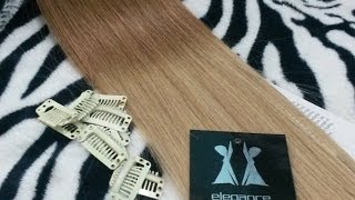 Como coser los clips a las extensiones  Ibramakeup [upl. by Aneehta]