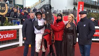 GERRI COLOMBE prevails in Champion Chase thriller at Down Royal [upl. by Cavil]