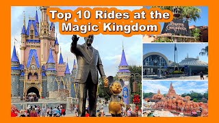 Top 10 Best Rides at the Magic Kingdom Walt Disney World [upl. by Eenerb641]