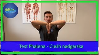 Test Phalena  Cieśń nadgarstkaCarpal Tunel Syndrom  148FizjoTerapia HD [upl. by Iew779]