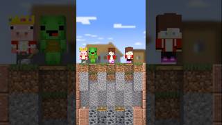 Mikey Trapdoors Gold Challenge minecraft minecraftshorts [upl. by Leirea249]