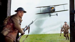 The Plane Scene  1917  CLIP [upl. by Odidnac]