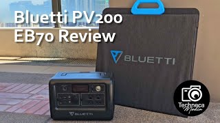 Bluetti PV200 Solar Panel and Bluetti EB70 Power station Review [upl. by Fleur]