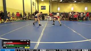 Cadet Men 132 Jack Gaukel Iowa Vs Bryce Hatten Iowa [upl. by Nawek332]