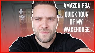 Quick Tour of My Amazon FBA Wholesale Warehouse [upl. by Binny]