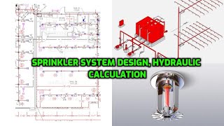 fire sprinkler system design hydraulic calculation using softwareexcel fire fighting system design [upl. by Derf174]