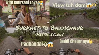 Surkhet to Baddichaur 🥵 Small Ride With boys💪🤟WestSideNepal [upl. by Loomis]