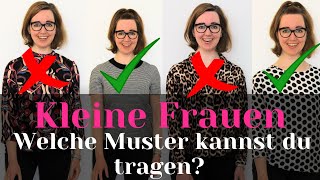 Kleine Frauenwelche Muster kannst du tragen Tipps für Petite Fashion Outfits für Figurtypen [upl. by Thacher]