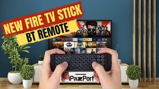 👉 NEW FIRESTICK REMOTE WITH FULL KEYBOARD  IPAZZPORT REVIEW [upl. by Ecienal]