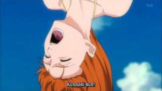 Orihime yells out Ichigos name while hanged upside down XD Ep 228 [upl. by Ellebanna]