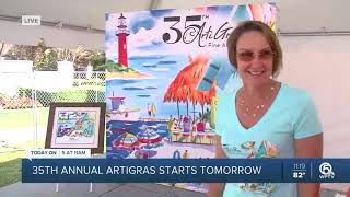 35th annual ArtiGras in Jupiter Feb 1516 [upl. by Laughry]