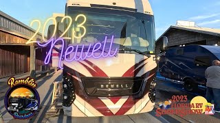 Touring the Ultimate Luxury RV 2023 Newell Custom Coach [upl. by Borden]