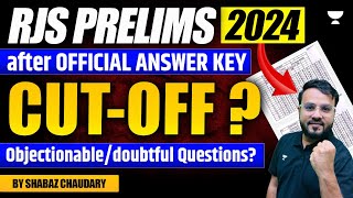 🚨RJS 2024 Prelims  Expected CutOff amp Doubtful Questions  Shabaz Chaudary [upl. by Daryle]