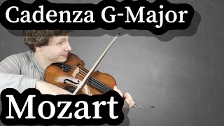 CADENZAMOZART Violin Concerto No3 in G Major K216 [upl. by Urias]