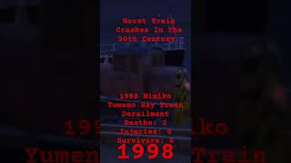 Worst Train Crashes In The 20th Century 1940  1998 trains shorts traincrash [upl. by Lenka]