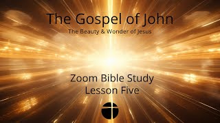 Zoom Bible Study  quotThe Gospel of Johnquot  Lesson Five [upl. by Iahc]