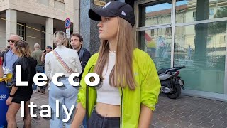 4k walking tour of LECCOItalyExploring city center and Como lakecomo italy walkingtour [upl. by Nnylaf]