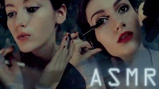 АСМР вечерний макияж  шепот  ASMR whisper [upl. by Eydnarb]