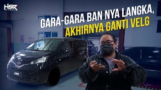 Modifikasi Nissan Evalia Upgrade Ukuran Velg [upl. by Herold340]