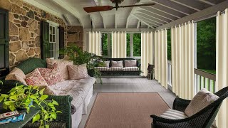 STUNNING 100 PERGOLA DESIGN WITH DRAPES IDEAS  HOW TO CREATE PERGOLA LIVING SPACE WITH CURTAINS [upl. by Paik]