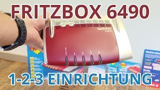 Fritzbox 6490 Cable einrichten  Anleitung für Konfiguration [upl. by Lemahs]