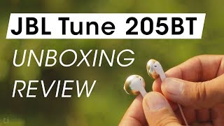 JBL Tune 205BT Earphones Unboxing and Review  Wireless Earbuds Under 2000 Rs [upl. by Rich]