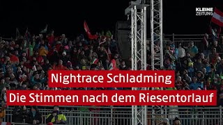 Nightrace Schladming Die Stimmen nach dem Riesentorlauf [upl. by Winchell350]