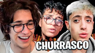 O quase CHURRASCO DOS YOUTUBERS  ft DENI BREELY ADRIAN NYNJA [upl. by Rockwood667]