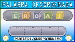 PALABRAS DESORDENADAS 🔠 JUEGO Educativo PARA Ordenar PALABRAS 🆎 PASATIEMPOS Divertidos PARA Niños 👦 [upl. by Thgiwed965]