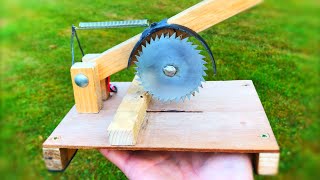 How To Make a Saw  Table Saw or Bench Saw Machine at Home DIY [upl. by Assile]