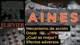 Farmacologíaa AINES Antinflamatorios no esteroideos mecanismo de acción dosis efectos adversos [upl. by Doralyn]